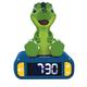 Lexibook RL800DINO Nachtlicht Dinosaurier, Uhr, Wecker für Jungen und Mädchen, Snooze, Farbe Blau/Grün-RL800DINO, Blau/Grün, M