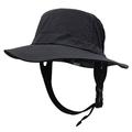 MOGSA Bucket Hat Summer Beach Surf Cap Mesh Breathable Sun Hat Upf50+ Outdoor Fishing Belt Chin Adjustable Bucket Hat-Black