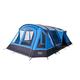 Vango Annecy Air Vista 600XL AirBeam Tent with Built-in Front Awning and Nightfall Bedrooms, Inflatable Family Tent, 6 Man Tent, Tent for 6 People, Camping Equipment, Blue, One Size