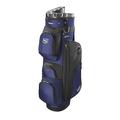 Wilson Staff Golf Bag, I Lock 3 Cart Bag, Trolley Bag, 14 Compartments for Various Golf Clubs, Navy Blue/Black