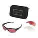 Oakley SI Speed Jacket Sunglasses Matte Black Frame Clear/TR22/TR45 Lens OO9228-05