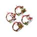 Eternal Night 4 Piece Holiday Shaped Ornament Set in Red/White | 5.9 H x 5.9 W x 0.2 D in | Wayfair EternalNight3c58e24