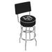 Holland Bar Stool NCAA 30" Swivel Bar Stool Upholstered/Metal in Blue/Gray | 45 H x 18 W in | Wayfair L7C430LAKing