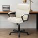 Inbox Zero Kortnie Ergonomic Task Chair Upholstered in Gray/White/Brown | 38 H x 24 W x 24 D in | Wayfair 25394234D7B5430C95B6C0F162C5F92F