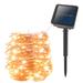 5 Star Super Deals 200 Light Solar String Light, Copper | 5 H x 396 W x 6 D in | Wayfair 4039254White