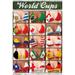 Posterazzi World Cups Poster Print (22 X 34) Paper in Red | 34 H x 22 W in | Wayfair TIARP14555