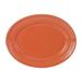 Tuxton Concentrix 13-3/4-Inch x 10-1/2-Inch Oval Platter Porcelain China/All Ceramic in Orange | 1.4 H x 10.5 W x 13.75 D in | Wayfair CPH-136