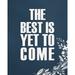 Trinx Yet To Come Poster Print By Allen Kimberly (24 X 36) KARC1791B Paper in Blue/White | 36 H x 24 W x 1 D in | Wayfair