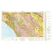 Williston Forge Santa Ana Sheet California Mines - Rogers 1958 Poster Print By Rogers Rogers (24 X 15) # CASA0089 Paper in Blue/Pink/Yellow | Wayfair