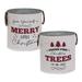 The Holiday Aisle® 2 Piece Christmas Lodge Bucket Set Metal | 7.25 H x 7 W x 7 D in | Wayfair 869880D21C964D2095B13B866C582F1A