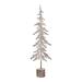 The Holiday Aisle® Large Washed Metal Christmas Tree Metal in White | 24 H x 7.25 W x 3.25 D in | Wayfair 02FFCA20EE674A14A2BE837A22206236