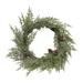 The Holiday Aisle® 20" Polythylene Wreath Most Realistic Faux in Brown/Green | 20 H x 20 W x 3 D in | Wayfair 434D0D6155994BF69F3C1F6569368066