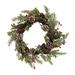 The Holiday Aisle® 20" Polythylene Wreath Most Realistic Faux in Brown/Green | 20 H x 20 W x 3 D in | Wayfair 6D70164F8345406AA28E7060ABCAE970