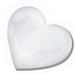 Wrought Studio™ Darcie-Louise Selenite Heart Stone, Healing & Calming Effects, Healing & Stone Stone in Blue/Gray/White | Wayfair