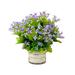 Primrue Gypso Floral Arrangements in Vase Polysilk in Indigo | 13 H x 11 W x 11 D in | Wayfair 11ACF14EE9C9439D892974E4D72E618C