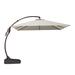 Arlmont & Co. Mintu 9'10" Square Cantilever Sunbrella Umbrella, Granite in Gray | 107.87 H x 118.11 W x 118.11 D in | Wayfair