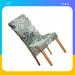 Red Barrel Studio® Box Cushion Dining Chair Slipcover in Gray/Green | 15 H x 15 W x 1 D in | Wayfair B0BEC07EF4B449A18AF302B86C25182C