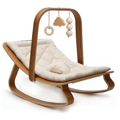 Charlie Crane LEVO Activity Arch for LEVO Baby Rocker - Walnut