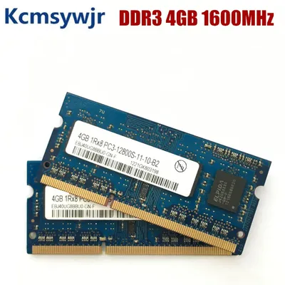 ELPIDA – barrette de RAM DDR3 4 go pour pc portable Module de mémoire vive SODIMM fréquence