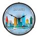 Collectable Sign & Clock San Diego Skyline Backlit Wall Clock