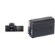 Sony Bundle Vlog-Kamera ZV-1 (Digitalkamera, 24-70mm, seitlich klappbares Selfie-Display für Vlogging & YouTube, 4K Video) NP-FW50 W-Serie Lithium Akku für Alpha und NEX Kameras schwarz