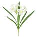 Set of 3 Cream White Artificial Daffodil Flower Stem Bush Bouquet 22in - 22" L x 8" W x 5" DP