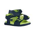 GEOX - Klett-Sandale Fusbetto In Navy/Lime, Gr.32