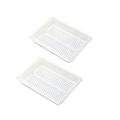 Wovilon Egg Holder For Refrigerator Organizer Bins 2Pc Kitchen Water Preservation Refrigerator Refrigerated Storage Bag Case