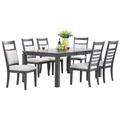 Sunset Trading Shades of Gray 7 Piece Dining Set