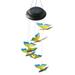 Shakub Solar Powered Butterfly Wind Chimes Yard Wall Hanging Decor Party Home Garden Ornament