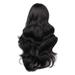 SEMIMAY Wavy Wig Be Women s Bent Set Head Straightened and Can Black Curly Curly wig