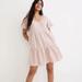 Madewell Dresses | Madewell Linen-Blend Lorelei Mini Dress Xs | Color: Pink | Size: Xs