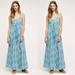 Anthropologie Dresses | Anthropologie Plenty By Tracy Reese Blue Iseo Maxi Dress. | Color: Blue/White | Size: L