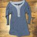 Free People Dresses | Free People Blue & Denim Dress With Pockets Xs | Color: Blue | Size: Xs