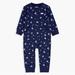 Levi's Pajamas | Levi's Baby Girls Newborn-12 Months Long-Sleeve Floral-Printed Waffle-Knit | Color: Blue | Size: 9-12mb