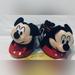 Disney Shoes | Disney Mickey Boy’s Super Plush Cozy Soft Slippers Black Red. 11-12 | Color: Black/Red | Size: 11-12
