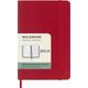 Moleskine Wochenplaner 2023-2024,18-Monate-Kalender, Akademischer Terminkalender, Softcover-Wochenplaner, Taschenformat 9 x 14 cm, Farbe: Kaminrot