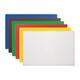 6 Colour Coded Commercial Grade Chopping Cutting Board Dimension :18"X12"X0.5"/45X30X1CM