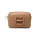 Beige Leather Camera Bag