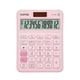 Pink Calculator with A Bright LCD Dual Power Handheld Desktop. Business Office High School