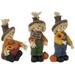 3 Fall Scarecrow Set Decoration Home Autumn Harvest Thankksgiving Decor