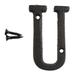 Wrought Metal House Letters Casts DIY Iron Creative Iron Number Decorations Home Decor Hanging Beads for Doorways