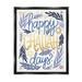 Happy Challah Days Hanukkah Stars Holiday Graphic Art Jet Black Framed Art Print Wall Art