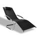 Patio Rocking Lounge Chair Curved Rocker Chaise for Indoor & Outdoor Zero Gravity Chairs with Recliner Sun Lounger for Patio Deck and Poolside