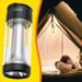 Loyerfyivos Camping Lantern Portable Rechargeable 4 Light Modes Water-Resistant Camping Hurricane Lights with Flashlight for Camping Hurricane Hiking Emergency Outage