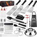 JIAN YA NA Blackstone Grill Accessories Kit 38PC BBQ Griddle Tools Set for Outdoor Camping