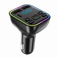 George Car Bluetooth FM Transmitter MP3 Modulator Player Wireless Hands Audio Receiver Dual USB Fast Charger