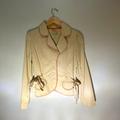 Anthropologie Jackets & Coats | Anthropologie Sitwell Tan Blazer Jacket (Size 12) | Color: Orange/Tan | Size: 12