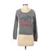 American Eagle Outfitters Sweatshirt: Gray Tops - Women's Size X-Small