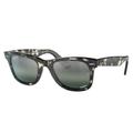 Ray-Ban RB2140 Original Wayfarer Sunglasses Grey Havana Frame Silver/Blue Chromance Lens Polarized 50 RB2140-1333G6-50